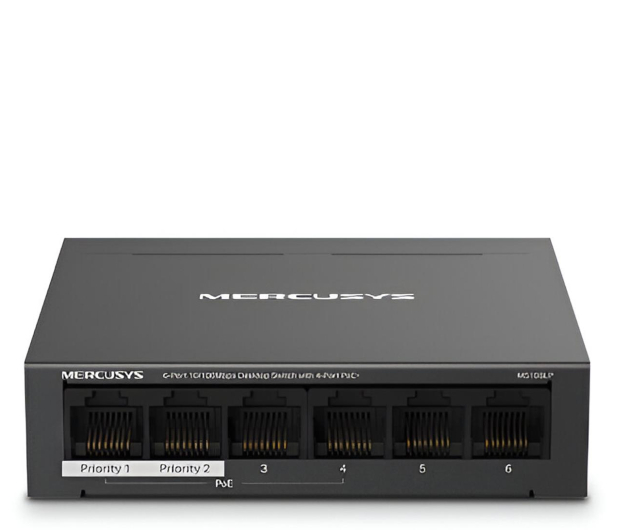Mercusys MS106LP (6x10/100Mbit) 4xPoE+ - 1321863 - zdjęcie